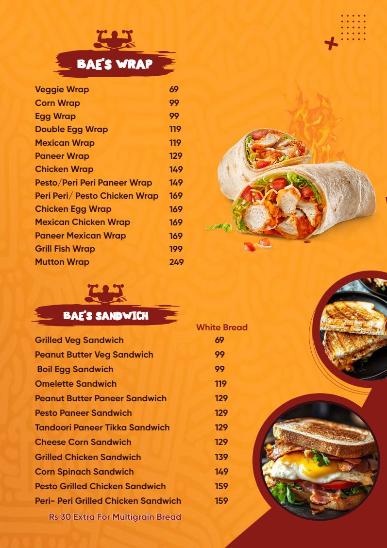 Menu Page 9